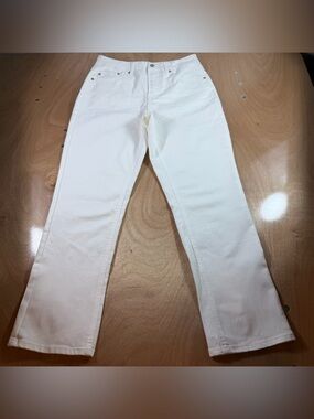 Frye Women's White Straight-Leg Jeans
